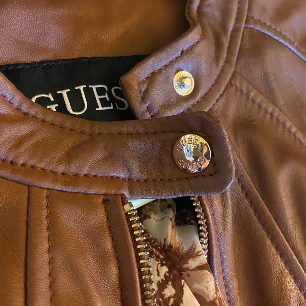 Guess Genuine Leather Moro Jacket - Picture 6 of 8